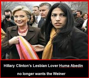 Hillary-Clinton-Lebian-Lover-Huma-Abedin-No-Longer-wants-the-Weiner